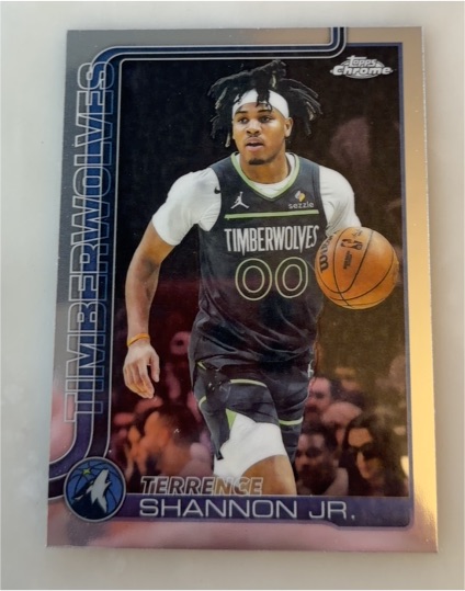 2025-26 Topps Chrome #198 Terrence Shannon Jr. — front