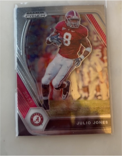 2021 Panini Prizm Draft Picks #55 Julio Jones Alabama Crimson Tide — front