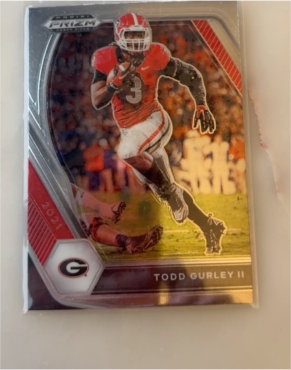 2021 Panini Prizm Draft Picks Collegiate #85 Todd Gurley II — front