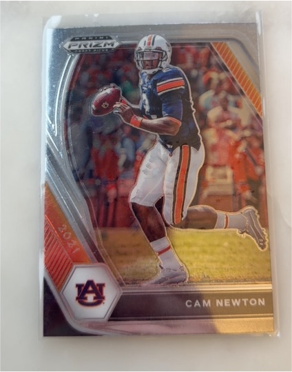 2021 Panini Prizm Draft Picks #28 Cam Newton — front