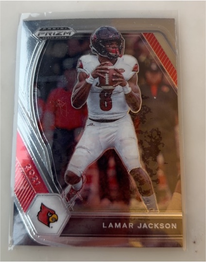2021 Panini Prizm Draft Picks #26 Lamar Jackson — front
