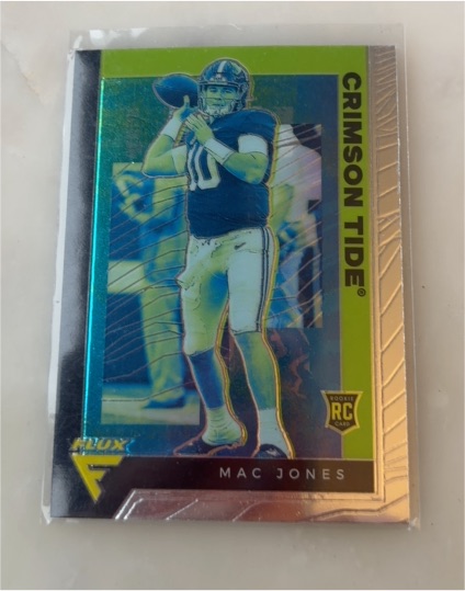 2021 Panini Chronicles Draft Picks Flux #240 Mac Jones — front