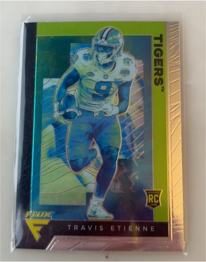 2021 Panini Chronicles Draft Picks Flux #242 Travis Etienne — front