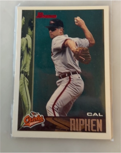 1995 Bowman #413 Cal Ripken — front