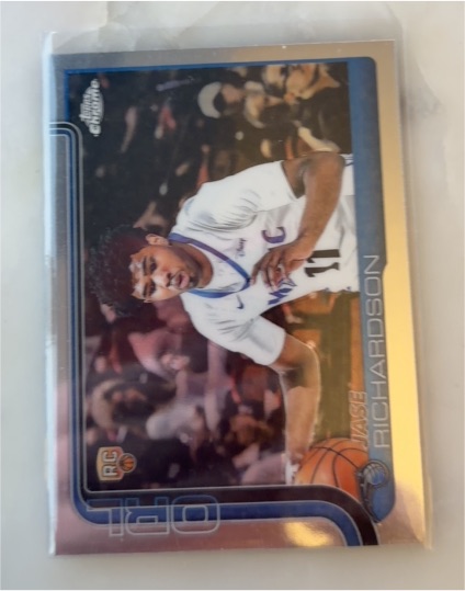 2025-26 Topps Chrome #275 Jase Richardson — front