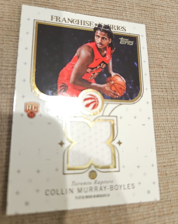 2025-26 Topps Franchise Fabrics #FF-CB Collin Murray-Boyles — front