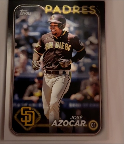 2024 Topps #423 José Azocar — front