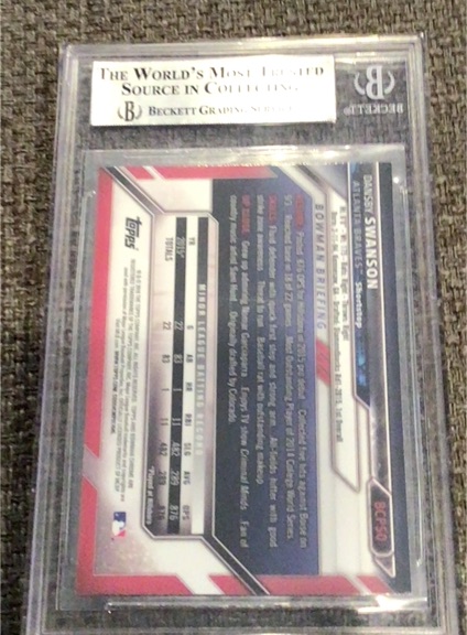2016 Bowman Draft #BDC-30 D.J. Swanson — front