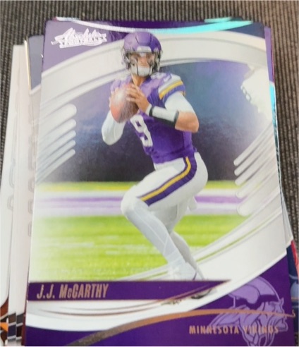 2025 Panini Absolute #100 J.J. McCarthy — front