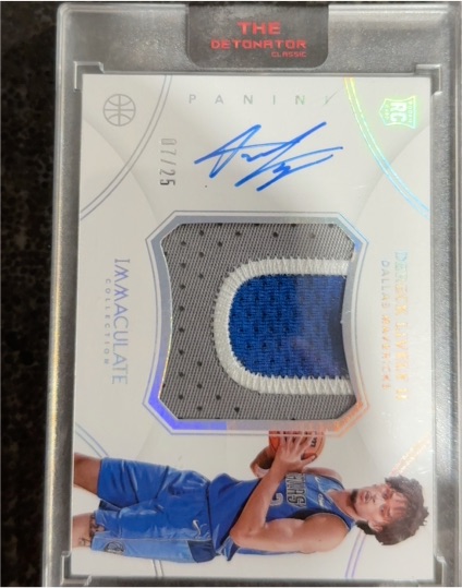 2020 Panini Immaculate Collection #1 Luka Dončić — front