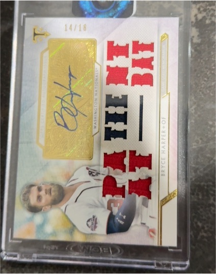 2018 Topps Triple Threads #TTAR-BH2 Bryce Harper — front