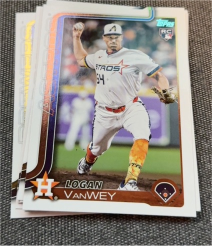 2025 Topps Update Series #US117 Logan VanWey — front