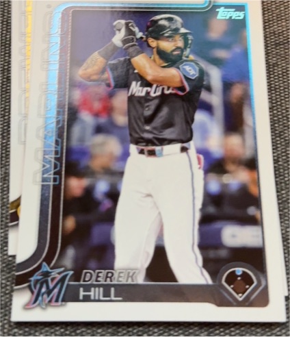 2025 Topps Update #US305 Derek Hill — front