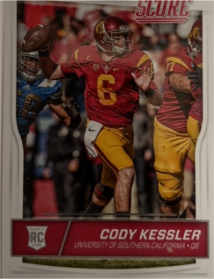 2016 Score #341 Cody Kessler — front