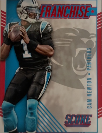 2016 Score Franchise #26 Cam Newton — front
