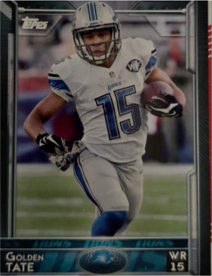 2015 Topps #27 Golden Tate — front