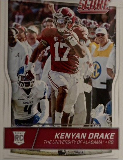 2016 Score #350 Kenyan Drake — front