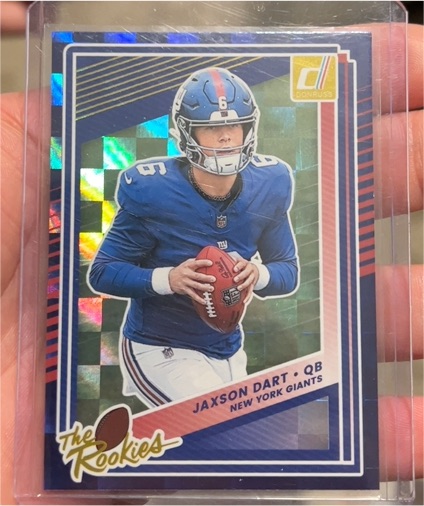 2025 Panini Donruss #2 Jaxson Dart The Rookies — front