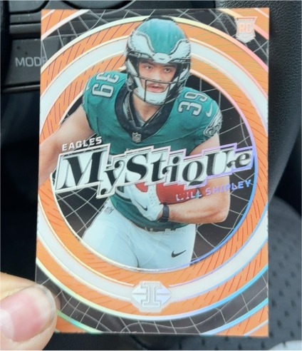 2024 Panini Illusions #29 Will Shipley Mystique Rookie — front