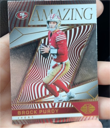 2024 Panini Illusions Amazing #12 Brock Purdy — front