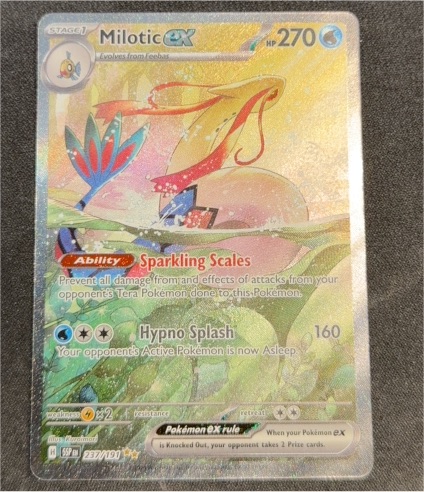 2024 Pokémon SV08 Surging Sparks #237/191 Milotic ex — front