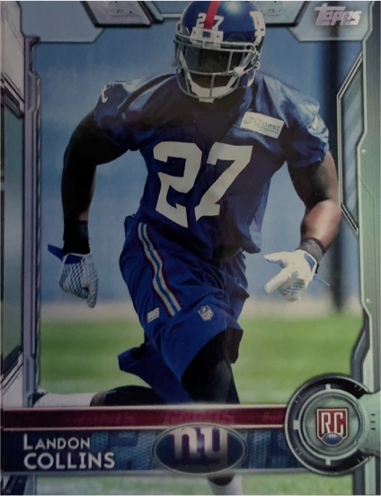 2015 Topps #424 Landon Collins Rookie — front
