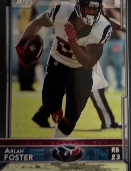 2015 Topps #75 Arian Foster Houston Texans — front