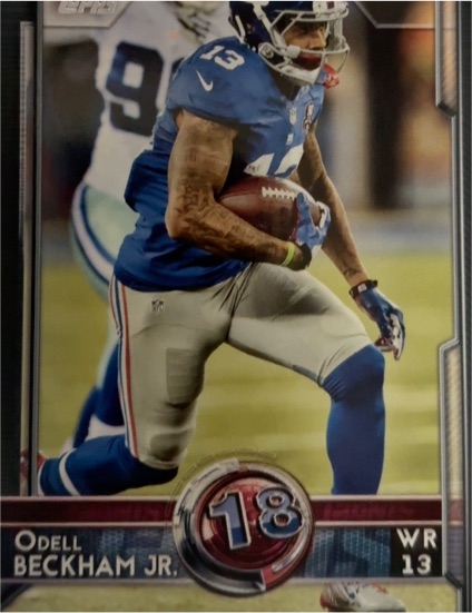 2015 Topps #383 Odell Beckham Jr. — front