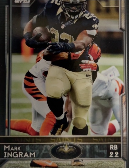 2015 Topps #189 Mark Ingram — front