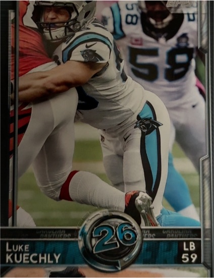 2015 Topps #387 Luke Kuechly — front