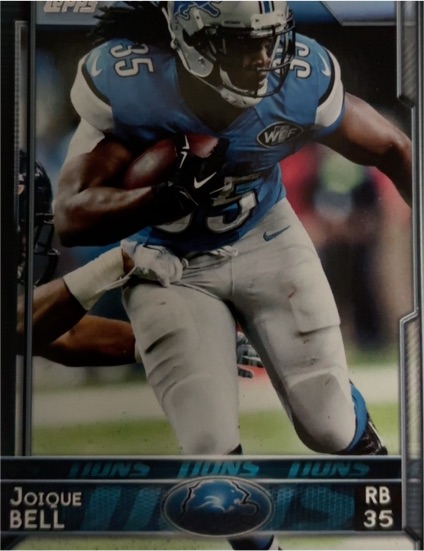 2015 Topps Chrome #83 Joique Bell — front