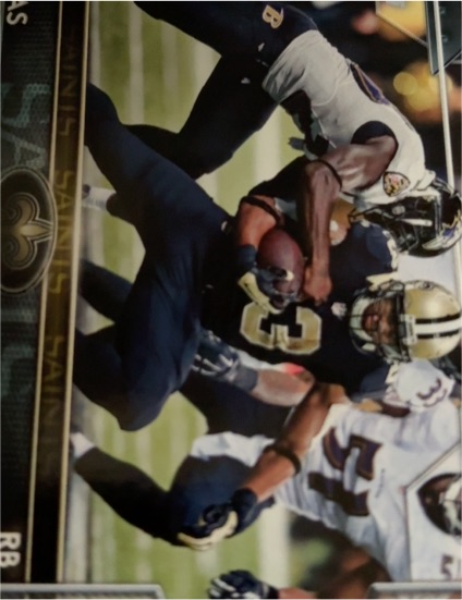 2015 Topps #136 Pierre Thomas — front