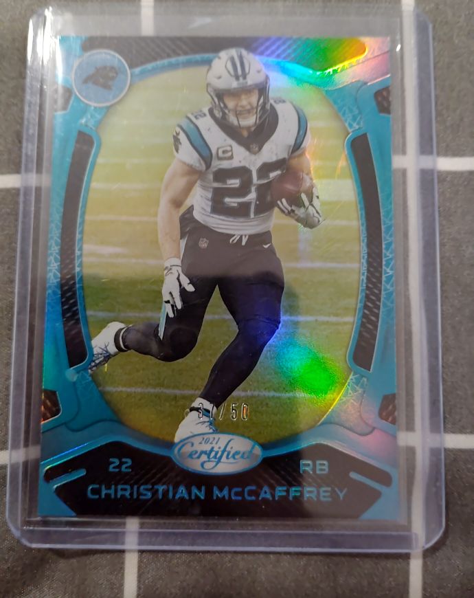 2021 Panini Certified #81 Christian McCaffrey — front