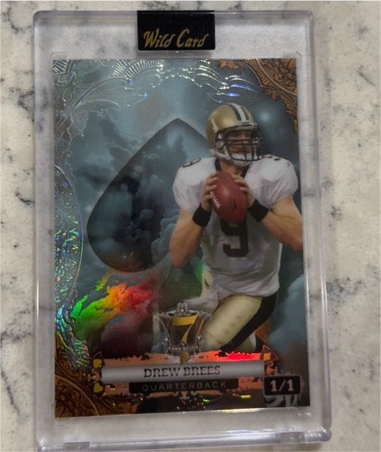 2024 Wild Card 7 Card Stud #Drew Brees — front