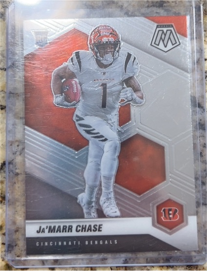 2021 Panini Mosaic #307 Ja'Marr Chase — front