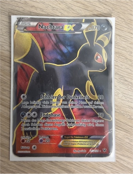 2016 Pokémon XY Fates Collide #119 Nachtara (Umbreon) EX Full Art — front