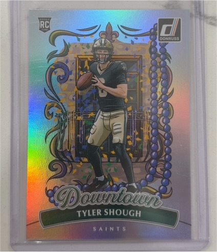 2025 Donruss #19 Tyler Shough Jumbo Downtown — front