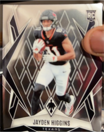 2025 Panini Phoenix #180 Jayden Higgins — front