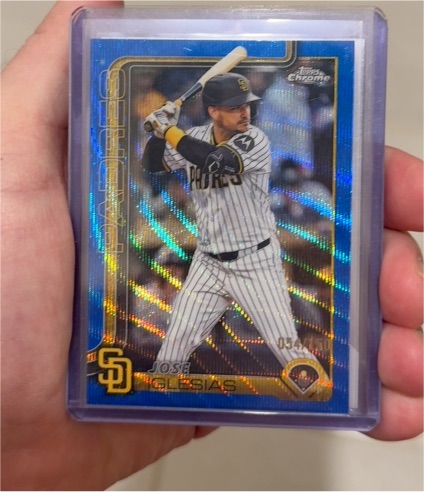 2025 Topps Chrome Update #USC60 Jose Iglesias — front