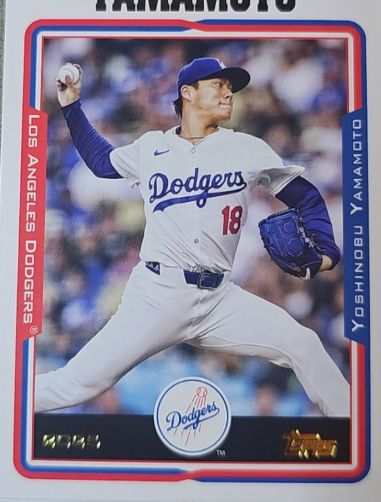 2025 Topps Archives #283 Yoshinobu Yamamoto — front