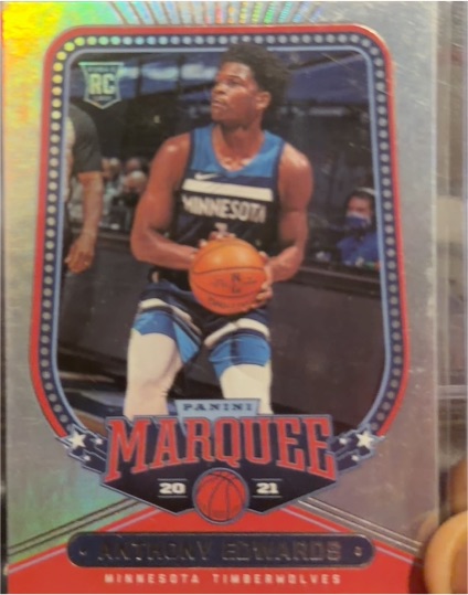 2020-21 Panini Chronicles Marquee #254 Anthony Edwards — front