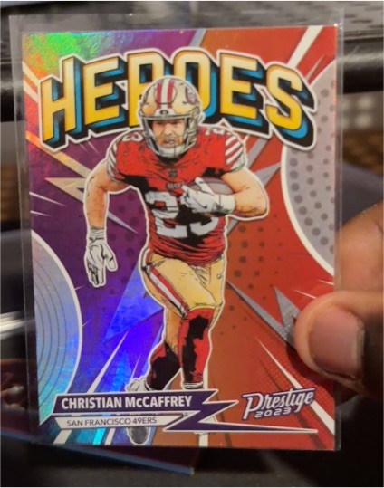 2023 Panini Prestige #H-9 Christian McCaffrey — front