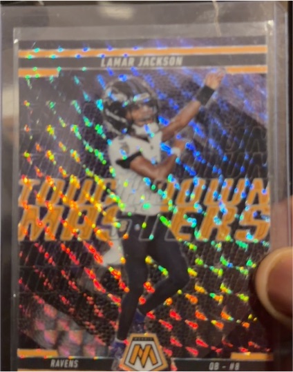 2025 Panini Mosaic #5 Lamar Jackson Touchdown Masters — front