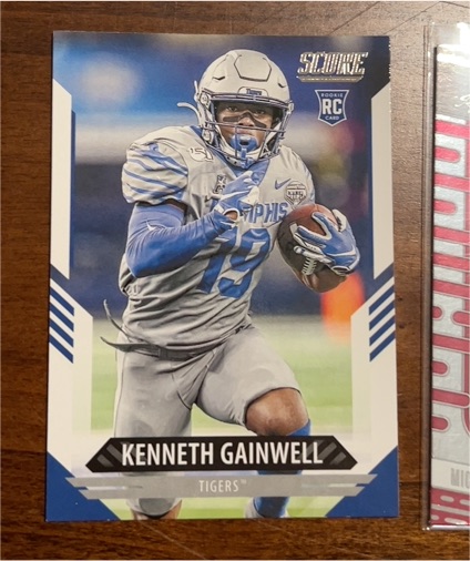 2021 Panini Score #314 Kenneth Gainwell Rookie Card — front