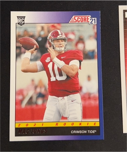 2021 Panini Score #21 Mac Jones — front
