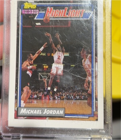 1992-93 Topps Highlights #3 Michael Jordan — front