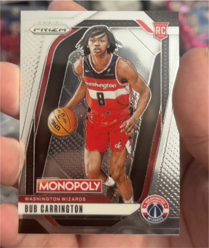 2024-25 Panini Prizm Monopoly #87 Bub Carrington — front