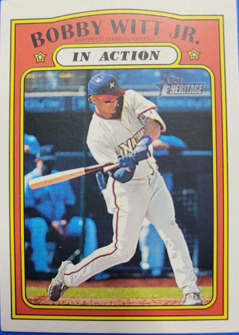 2021 Topps Heritage Minor League #181 Bobby Witt Jr. — front