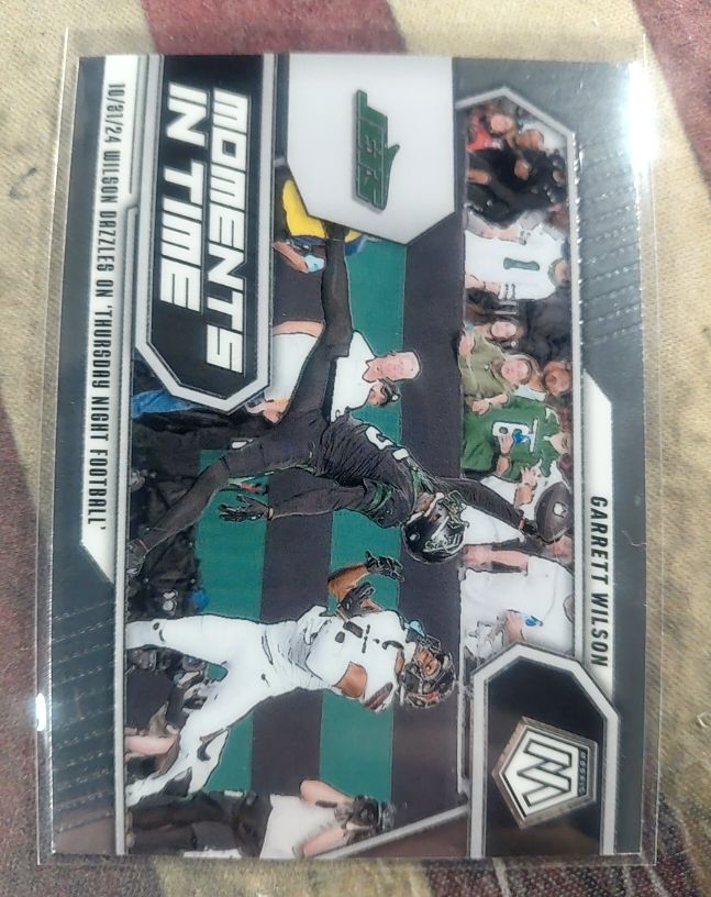 2025 Panini Mosaic Moments In Time #3 Garrett Wilson — front