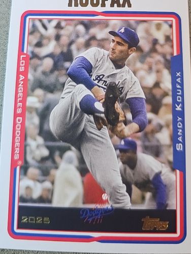 2025 Topps Archives #211 Sandy Koufax — front